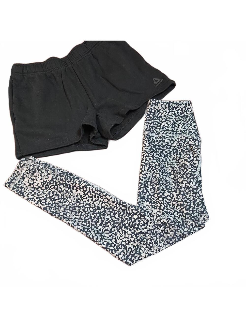 size small Bundle - 1 shorts (reebok sweat) , 1 leggings (balance collection)